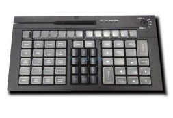 Клавиатура программируемая Poscenter S67B (67 клавиш, MSR, ключ, USB, 3,0 м.), черная